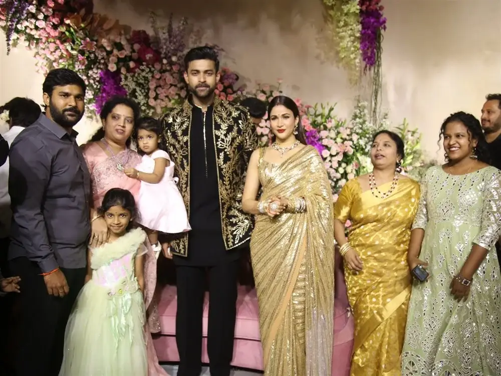 Varun Tej Lavanya Tripathi Wedding Reception Images